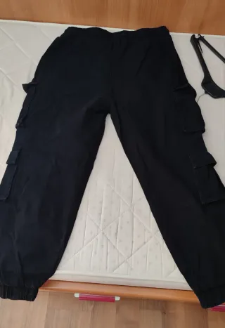 Pantalón Cargo Negro XL