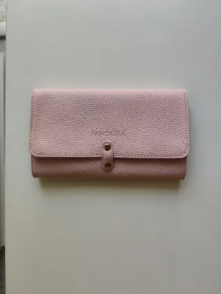 Clutch de viaje Pandora para joyas rosa