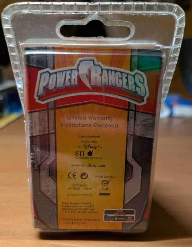 Power Rangers Orologio Digitale Nuovo Sigillato