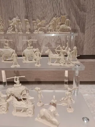 Figuras Plástico Montaplex tipo Warhammer egipcios