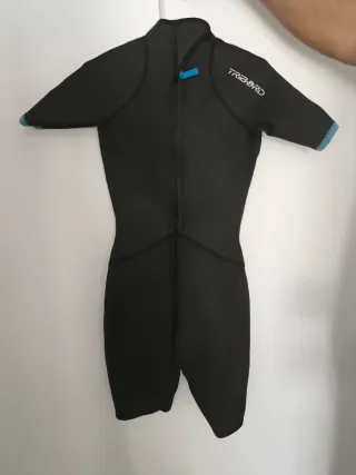 Neopreno Tribord corto negro/naranja 14 alos