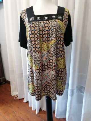 Blusa Mujer Talla L Multicolor