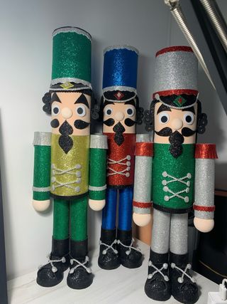 3 Cascanueces Artesanales Navideños