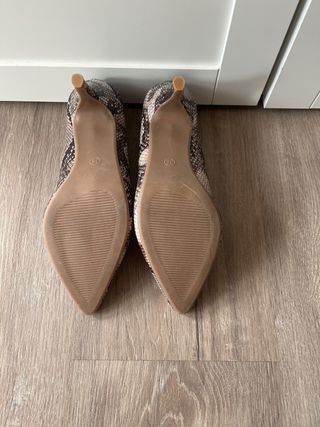 Zapatos tacón pitón Piccola Piu suaves  y cómodos 
