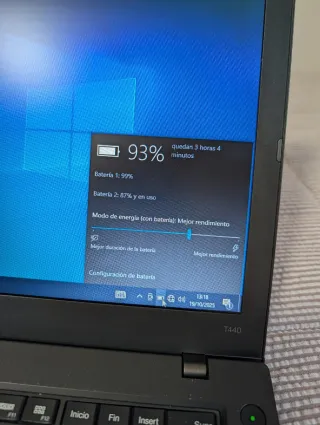 Portátil Lenovo T440 Negro