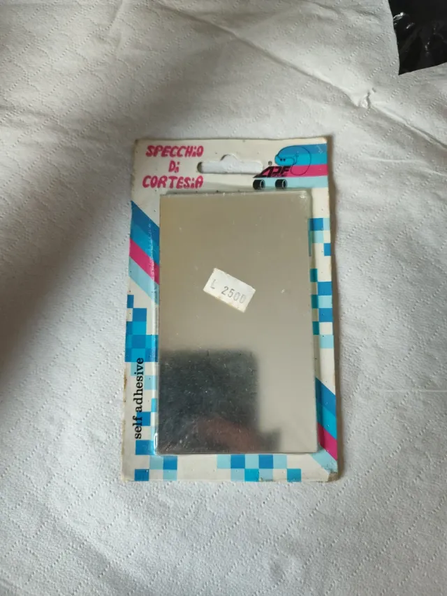Specchio di cortesia vintage auto adesivo