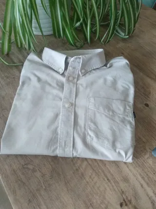 Camisa Oxford Dockers Beige Talla M