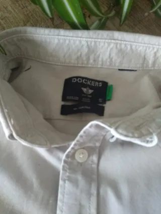 Camisa Oxford Dockers Beige Talla M