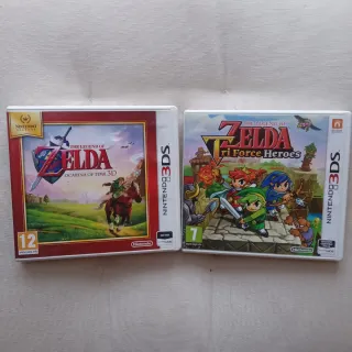Zelda Ocarina of Time & Tri Force Heroes - 3ds