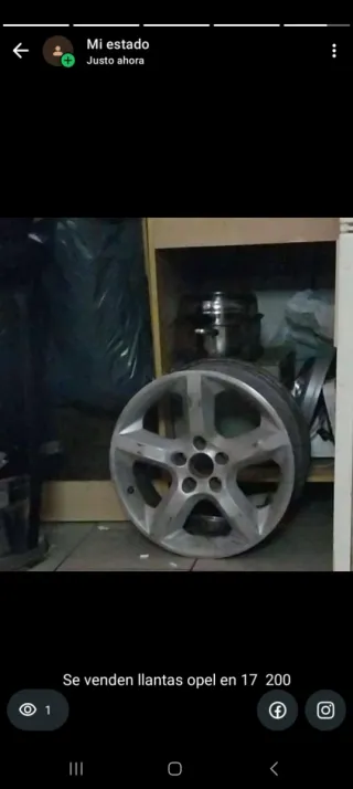 Llantas Opel 17 pulgadas