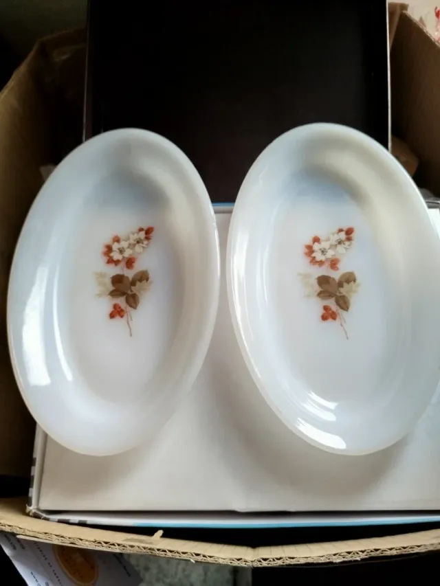 2 Bandejas Arcopal Flores Pequeñas