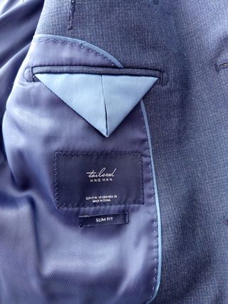 Chaqueta americana Mango Man azul marina