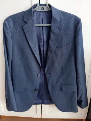 Chaqueta americana Mango Man azul marina