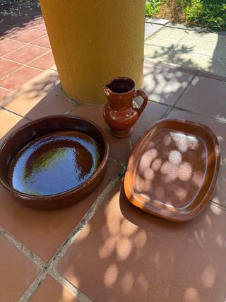 Conjunto de barro para cocina