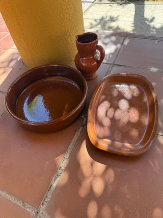 Conjunto de barro para cocina