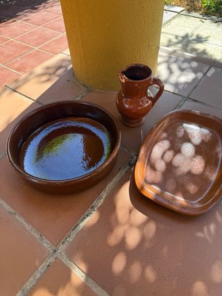 Conjunto de barro para cocina