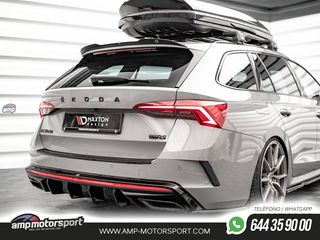 AÑADIDO DE DIFUSOR SKODA OCTAVIA RS MK4 2019-- NEGRO BRILLO
