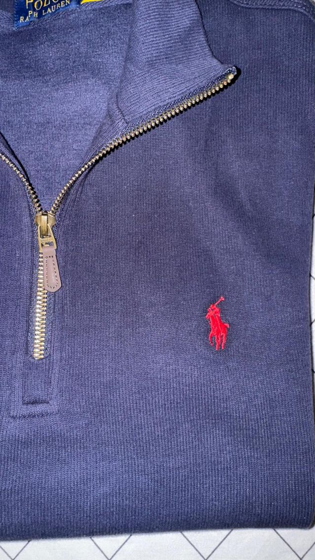 Sudadera Polo Ralph Lauren Media Cremallera Talla