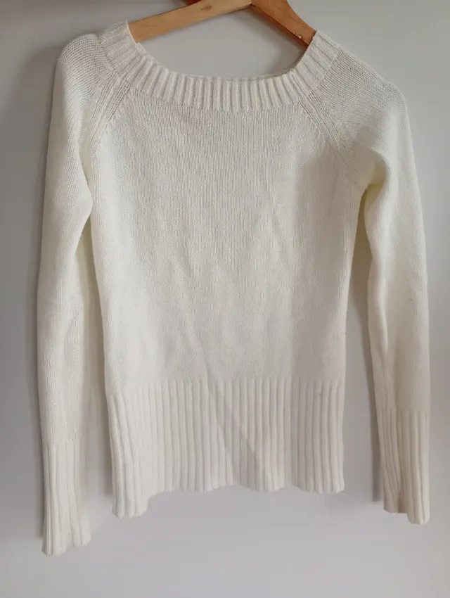 Jersey blanco de punto