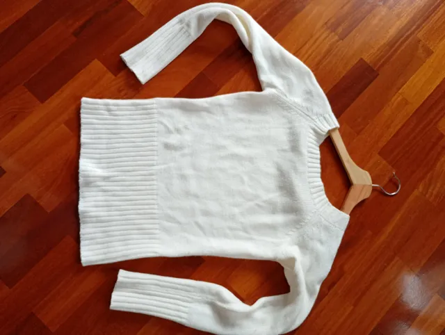 Jersey blanco de punto