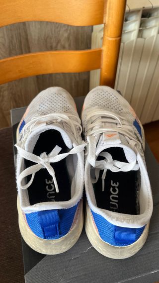 Zapatillas Adidas Running Blancas y Azules