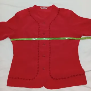 Camisa roja mujer