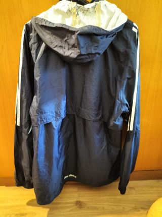 Cortavientos Real Madrid Adidas Azul match worn