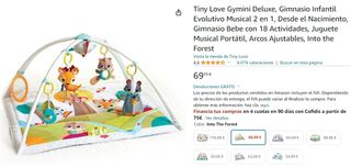 Gimnasio Infantil Tiny Love Gymini Deluxe