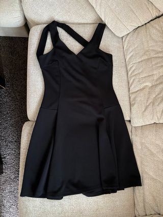 Vestido Negro River Island