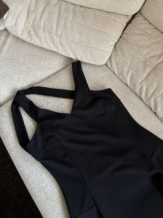 Vestido Negro River Island