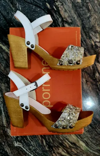 ZAPATOS TACÓN TALLA 38 DE PORRONET, COMO NUEVOS