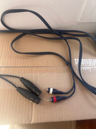 Cable divisor audio doble hembra XLR a RCA