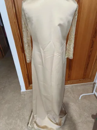 Caftán Dorado Encaje Talla M