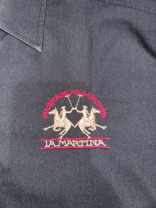 Camisa La Martina Negra Talla XXL