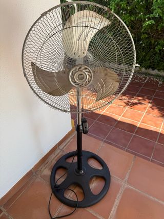 Ventilador tipo  industrial metal y plástico