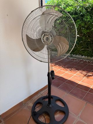 Ventilador tipo  industrial metal y plástico