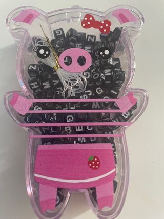Bolas para pulseras con letras