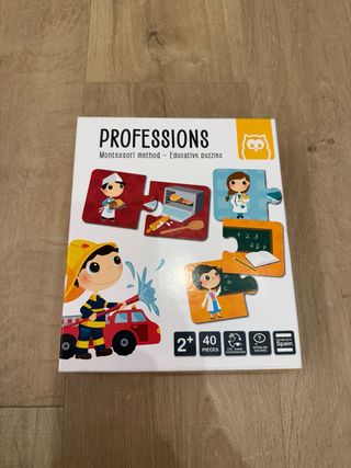 Juego de Puzzles Profesiones Montessori