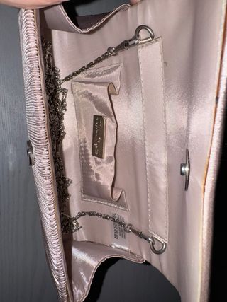 Bolso de mano rosa