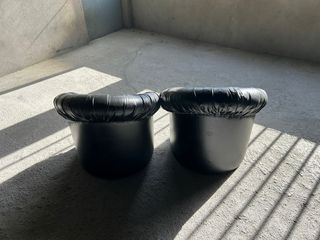 Sillones negros (2 unidades)