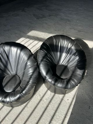 Sillones negros (2 unidades)