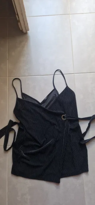 Gilet donna in velluto nero