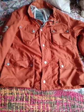 Chaqueta Brema impermeable naranja