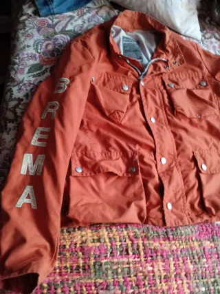 Chaqueta Brema impermeable naranja
