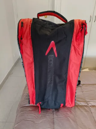 Padelero Boomerang Rojo y Negro
