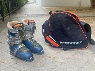 Botas de esquí Salomon mujer T39 y funda Volk