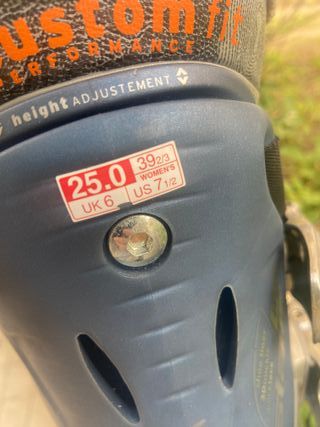 Botas de esquí Salomon mujer T39 y funda Volk