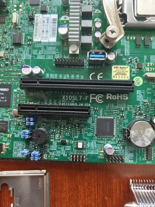 placa base servidor, cpu y ram