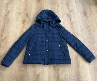 Cazadora azul Zara capucha Talla M