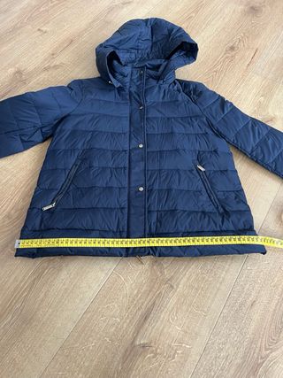 Cazadora azul Zara capucha Talla M